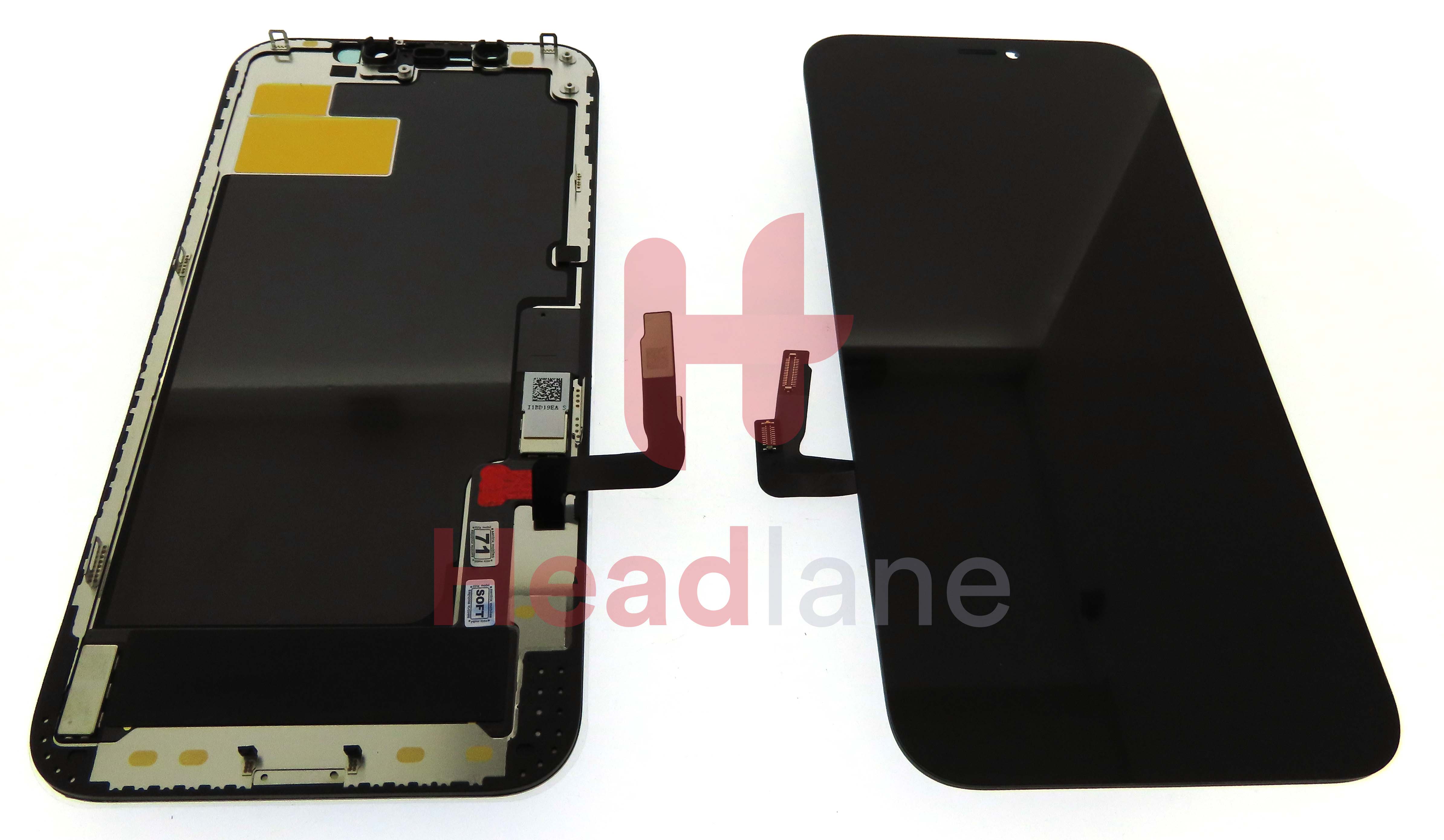Smartex® Display Hard OLED per iPhone 12 Mini - Schermo per iPhone 12 Mini Colore Nero
